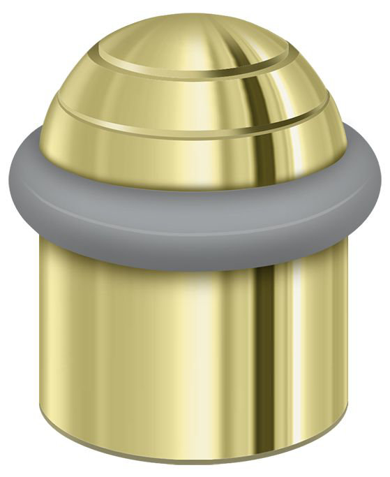 Kick Stop, PVD Polished Brass, 1.625" H x 1.375" W x 1.375" D