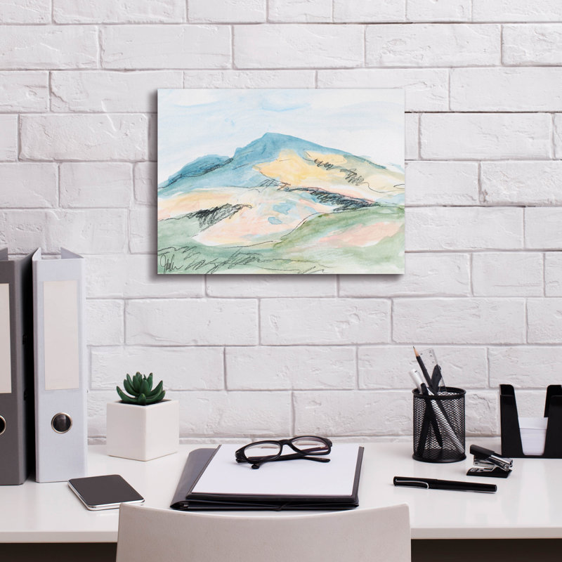 «Mt. «Diablo No. 2» par Jan Weiss, art mural sur toile, H 12 po x l 16 po