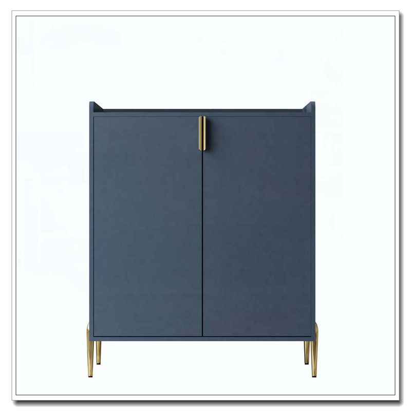 Wooden 2 Door Cabinet, Navy