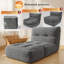 Fauteuil à billes pliable en velours côtelé, canapé de salon multi-positions, sans fauteuil d'assemblage géant pour le salon, la chambre à coucher-131300984