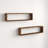 Abbott 2 Piece Alder Solid Wood Floating Shelf