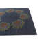 Tapis carré bleu marine Otto