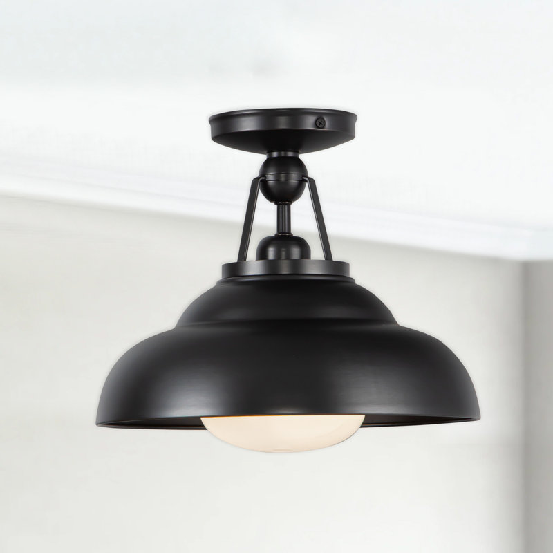 Palmetto Semi Flush Mount, Urban Bronze