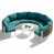 Malachite Cushion/Black Frame