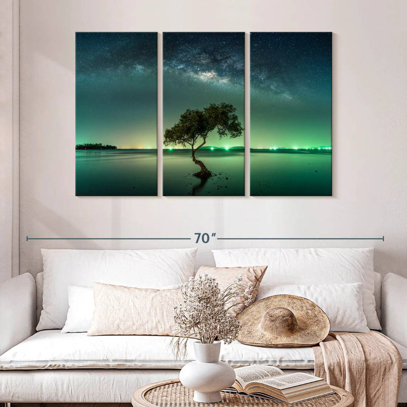 Oberle Milky Way Over Tree, 32" H x 50" W