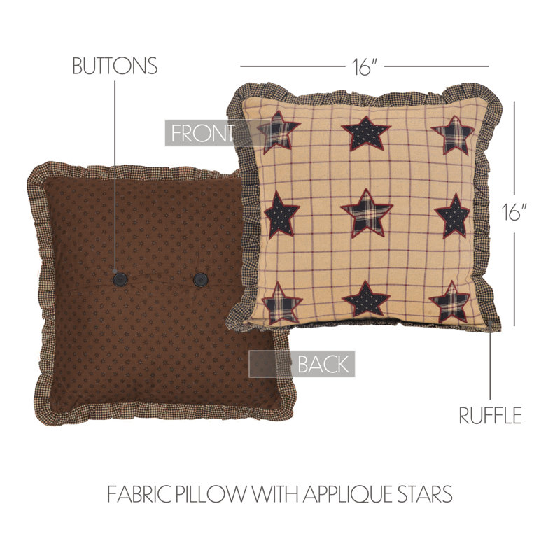 McClusky Cotton Patchwork Throw Pillow