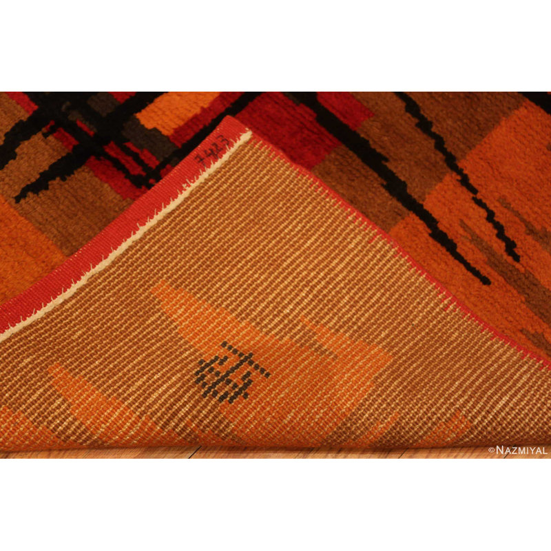 Scandinavian One-of-a-Kind Rectangle 6'7" X 7'3" Area Rug