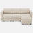 Corduroy 3-Seat Couch Modular Small Sofa, Comfy Upholstered Sofa For Living Room, Apartment, Office-1803191351