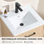 Ensemble de meuble-lavabo simple moderne 20 po en chêne clair