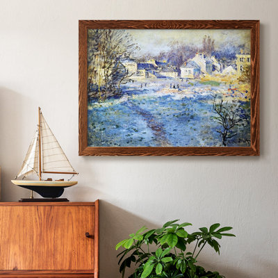 White Frost, 1875- Rustic Framed Gallery Wrapped Canvas