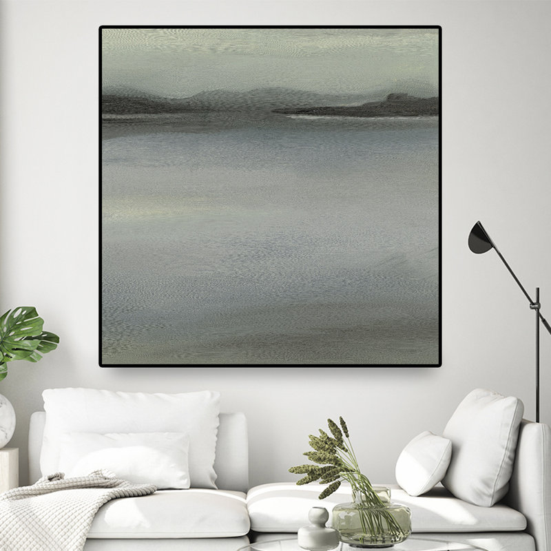 « abstract horizon v » par éthan harper, reproduction de structure sur toile