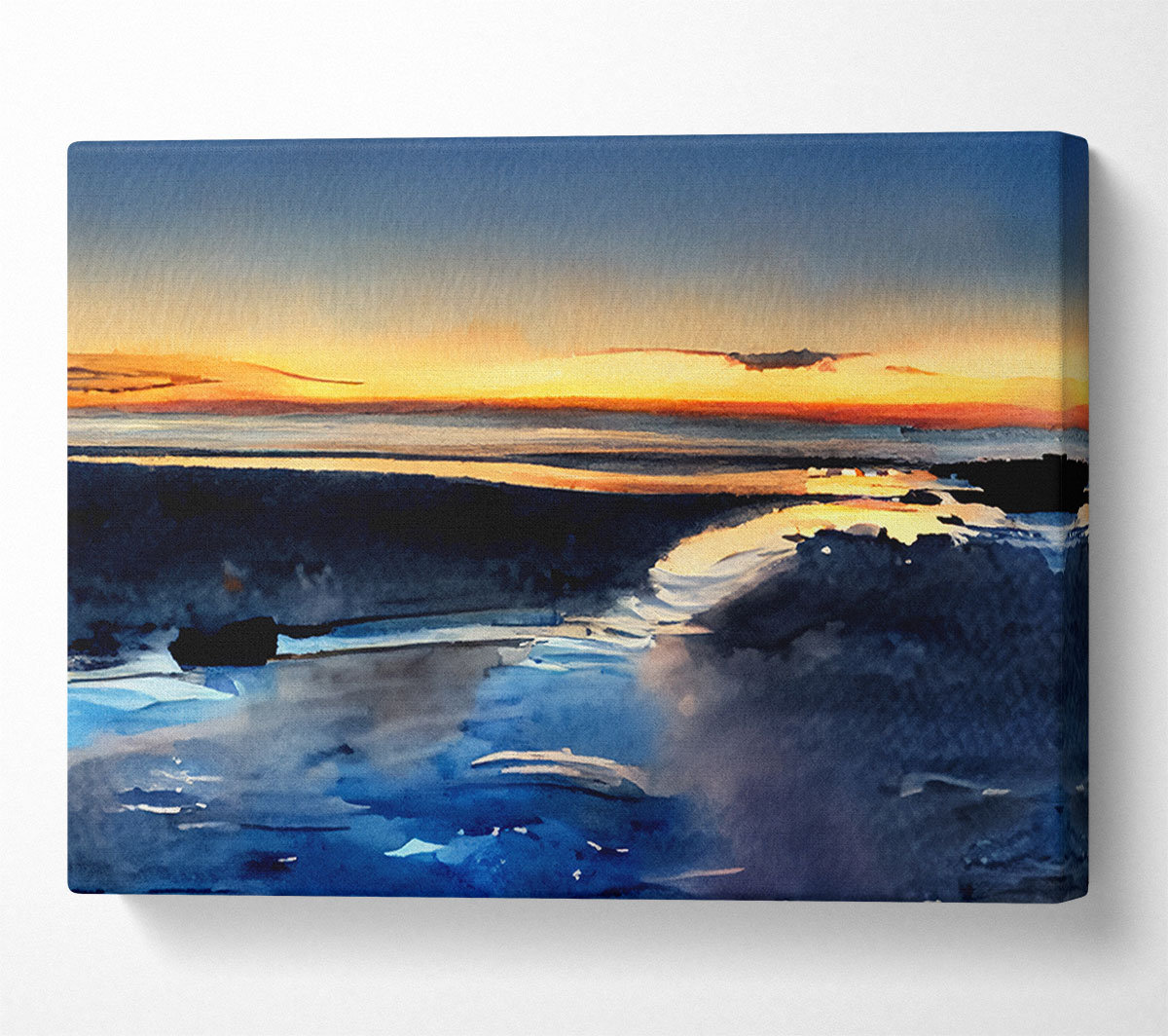 House of Hampton The Light on the Ocean - Wrapped Canvas Art Prints ...