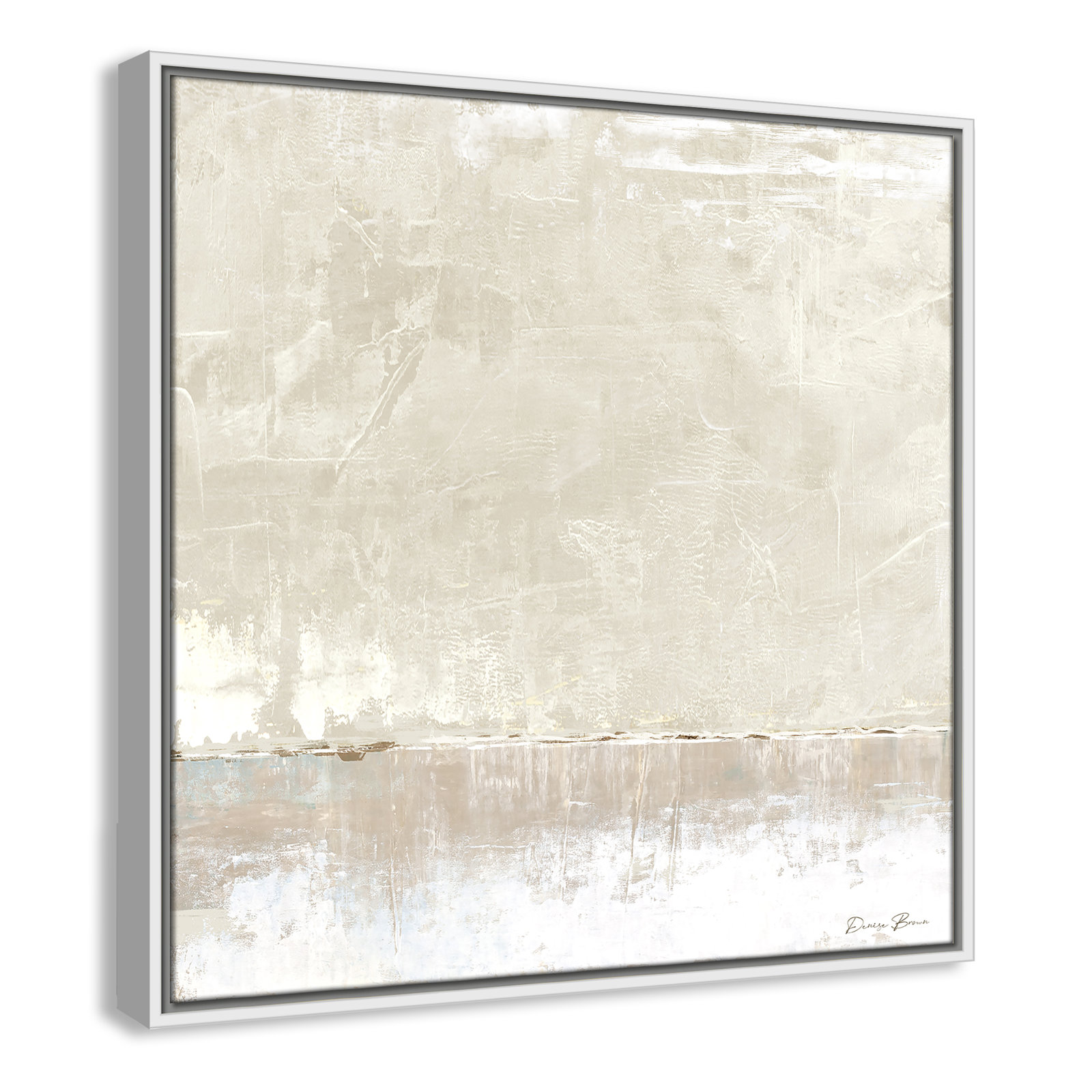 Delevan "Better Days" Print, 25.5" H x 25.5" W, White