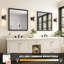 Applique murale moderne avec abat-jour en verre transparent