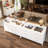 Montmarte Wooden 6 Drawers Dresser with Power Outlet, Chest of Drawers with LED Light, Modern Dresser Organizer-415503351