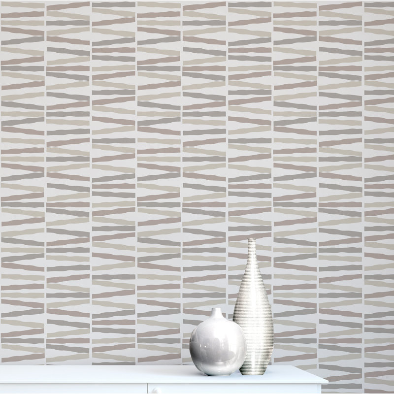 Lyndes Smooth Peel and Stick Wallpaper Panel, 24" W x 48" L