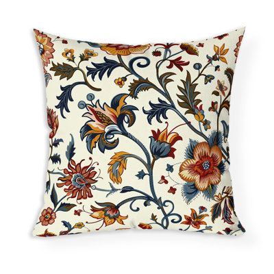 Garden Path Indoor/Outdoor Square Throw Pillow