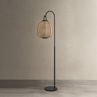 Maltby Floor Lamp with Large Shade