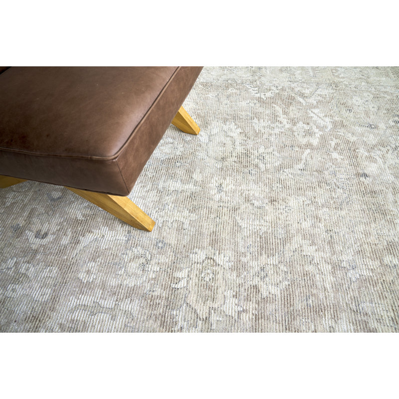 Tuscany Oriental Area Rug in Tan, Rectangle 12' x 15'