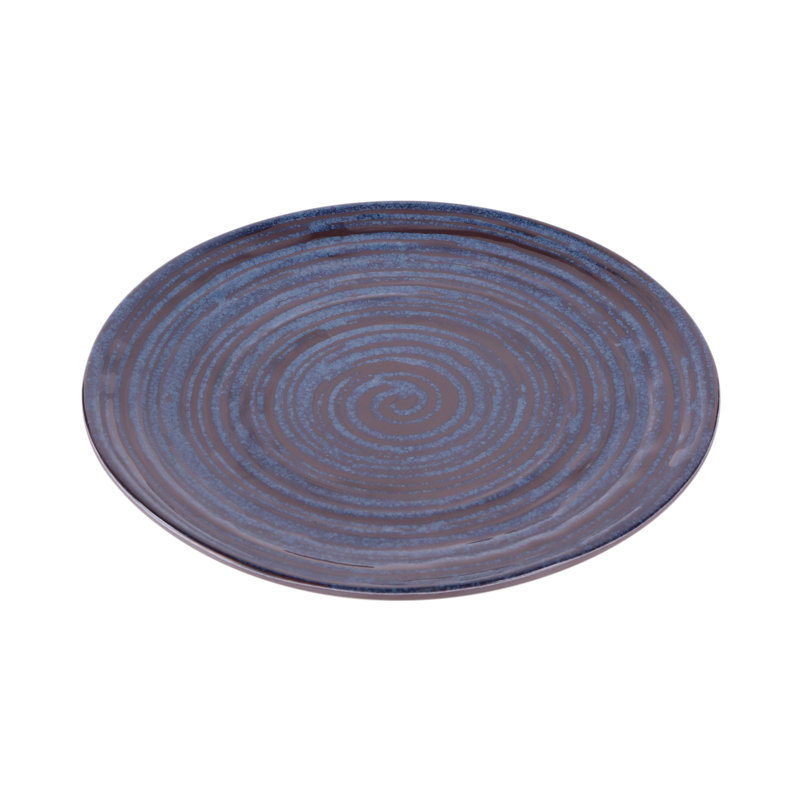 Assiette à salade ronde 8,75 po Stardust, Bleu