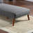 Polyfiber 2Pc Sectional Sofa Set Living Room Furniture Solid Wood Legs Plush Couch Adjustable Sofa Chaise (Sectional)-1322686453