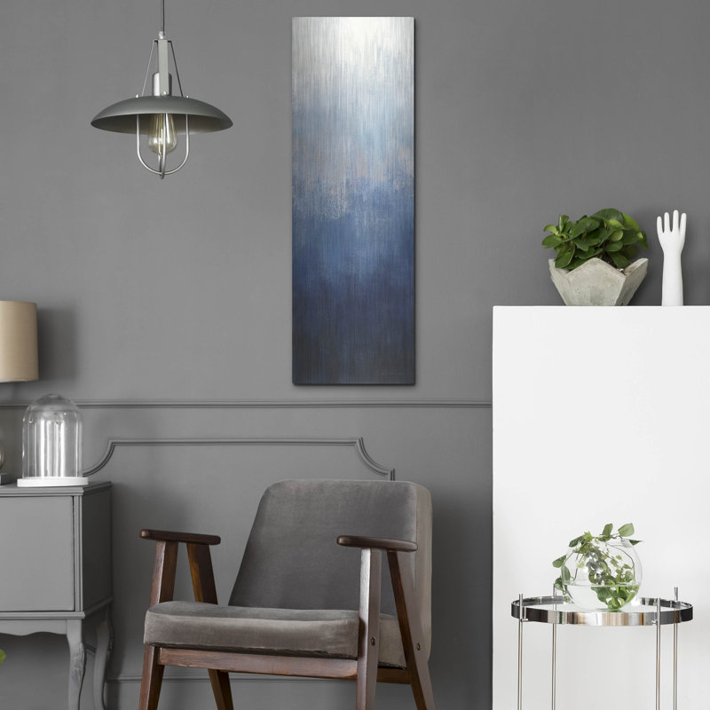 «Silver Wave II» par Silvia Vassileva, H 36 po x l 12 po
