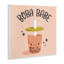 Plaque murale Boba Babe Bubble Tea, design par Sarah Hickman