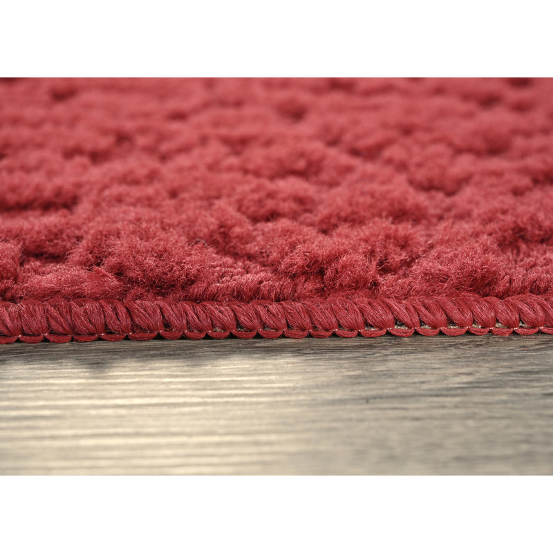 Garland Rug Ivy 3 ft. x 8 ft. Area Rug Chili Red, Rectangle 8' x 10'