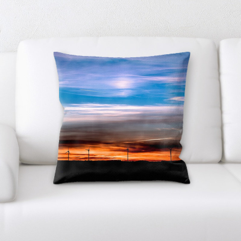 Coussin coucher de soleil