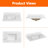 36" W  Quartz Vanity Top With Undermount Sink & Backsplash