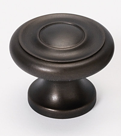 Mushroom Knob, 0.88" H x 1" W x 0.63" D, Chocolate Bronze
