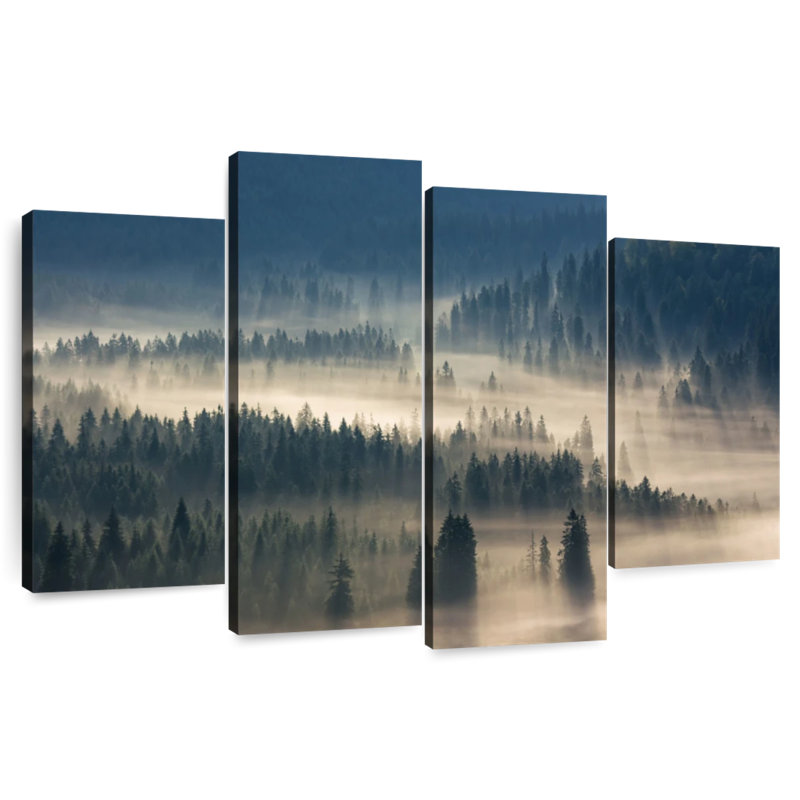 Alvord Foggy Fir Forest, 42" H x 68" W