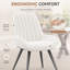 43.7 cm H Full Back Side Chair-549544694