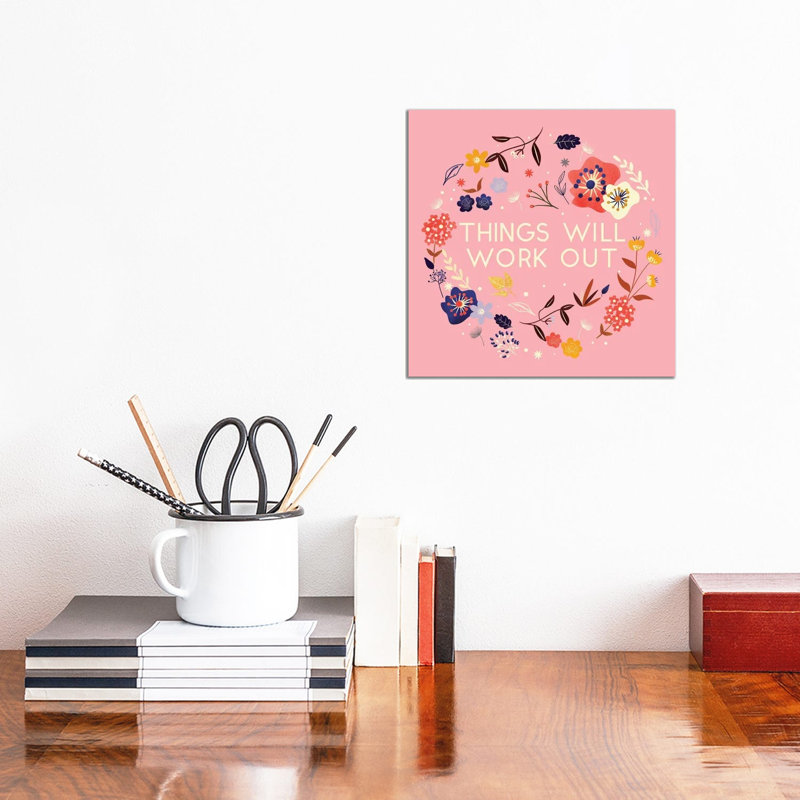 Things Will Work Out by Show Me Mars - Gallery-Wrapped Canvas Giclée on Canvas, Canvas, 30.48 cm H x 30.48 cm W
