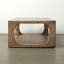 66 Inches Wide Ming Arch Coffee Table Weathered Natural with Distressed Gray