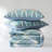 Ikat Drops Quilt Teal 3Pc Set