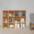 12 Cube Storage Shelf Bookcase 3-Tier Rectangular Storage Cabinet Display Cabinet With Compartments-920348586