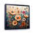 Black Floater Framed
