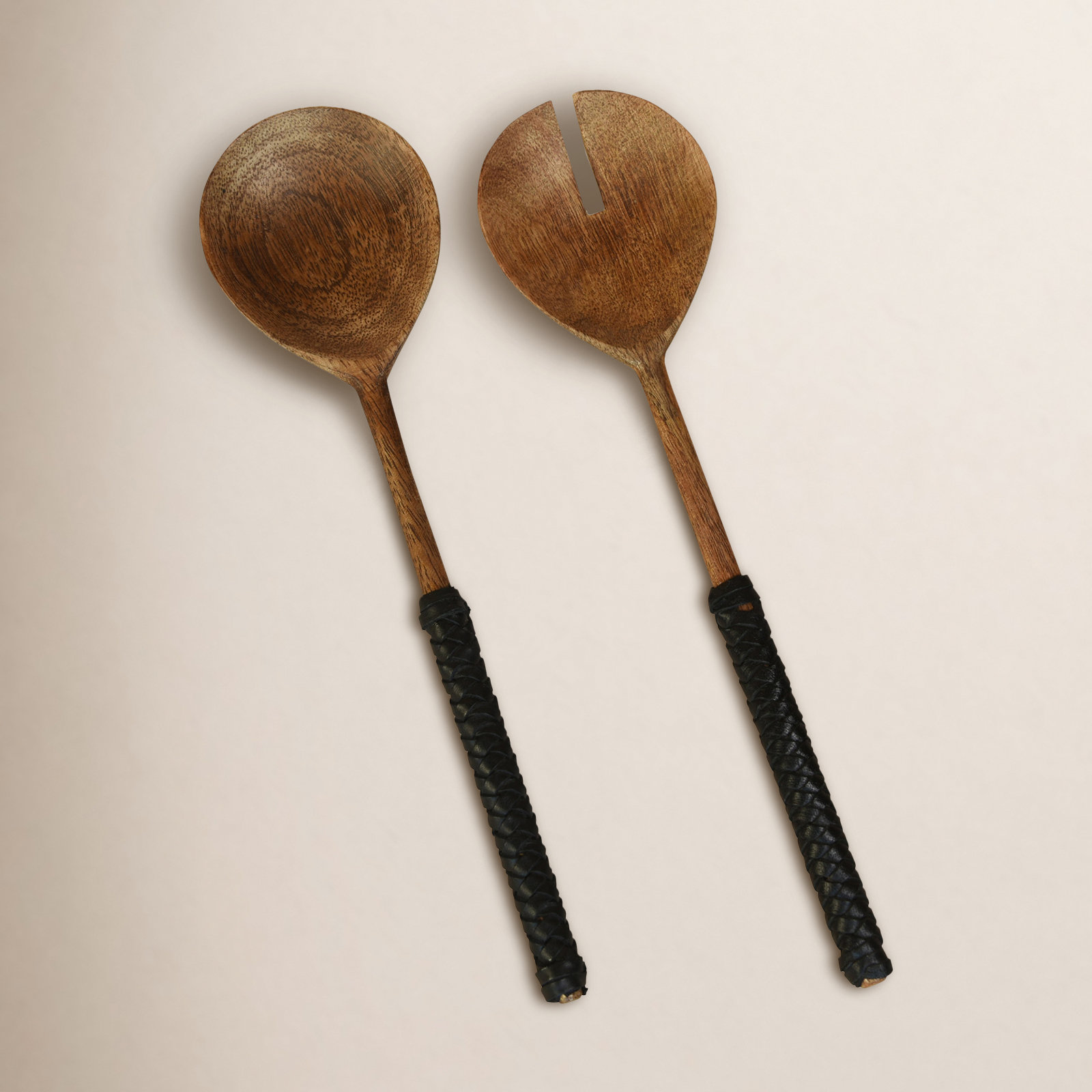 Berne Salad Servers, Black
