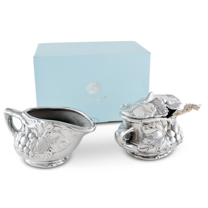 Grape Sugar And Creamer Set