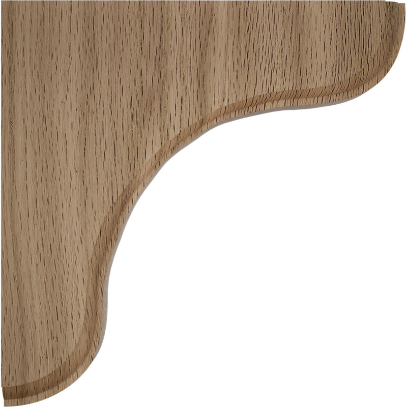 1 3/4"W x 5 1/2"D x 5 1/2"H Eaton Wood Bracket, Red Oak (6-Pack), Red Oak, 5.5" W x 5.5" H