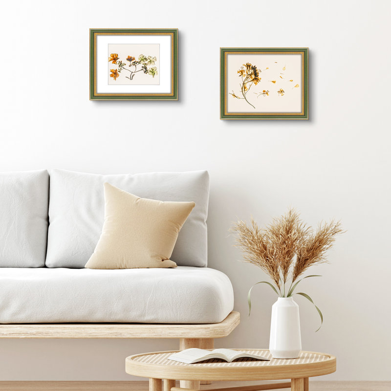 Matte Picture Frame, 8" W x 10" H, Green Gold