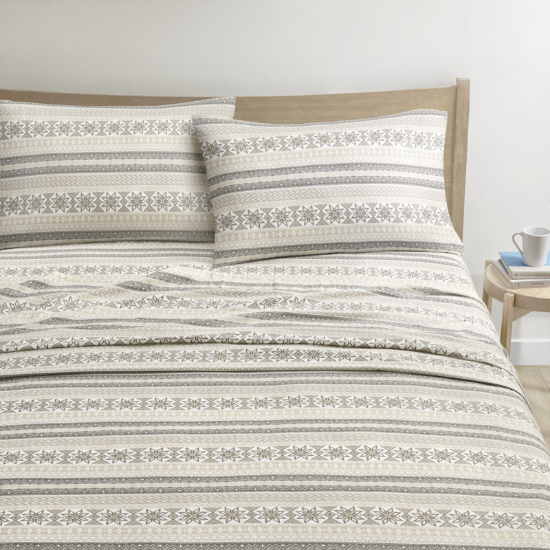 Ensemble de draps en flanelle de coton ultra doux et confortable pour la chambre à coucher