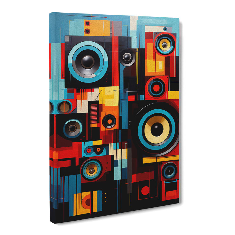 Speakers Constructivism No.2 - Wrapped Canvas, 60cm H x 40cm W x 3cm D