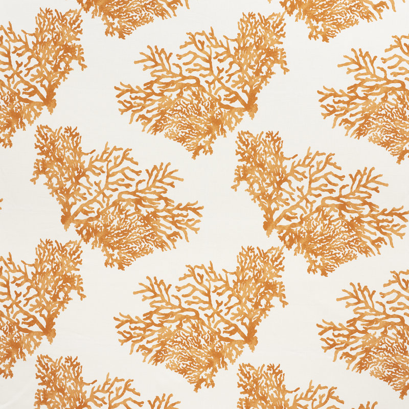 Great Barrier Reef Fabric, Orange