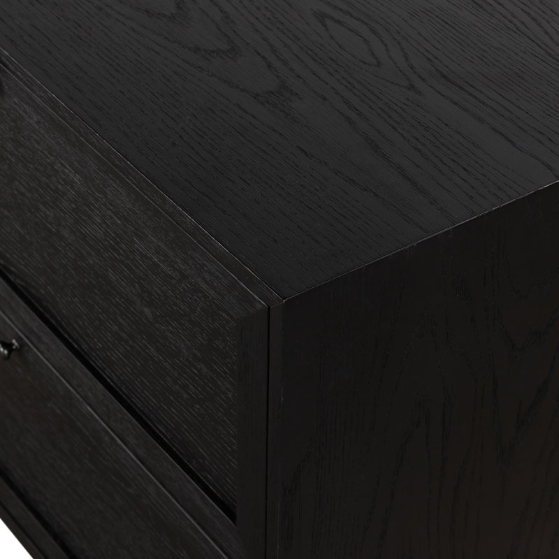 Sonata 2 - Drawer Nightstand, Drifted Matte Black