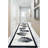 Theophania Floral Machine Woven Polyester Area Rug in Black/White-1238907337