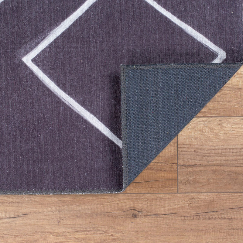 Luxurious Machine Washable Carpet, 100% Polyester, 7.5 x 10.8 Feet | Pile Height: 0.2 Inches, 1850 g/m² | Recycled Poly Cotton Underside, Easy Care, Perfect for Living Room & Bedroom, Soft & Durable Design
