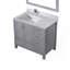 Ensemble de meuble-lavabo, robinet gauche et ensemble de robinets 34 po
