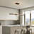 Emonte 1 - Light Black LED Kitchen Island Pendant